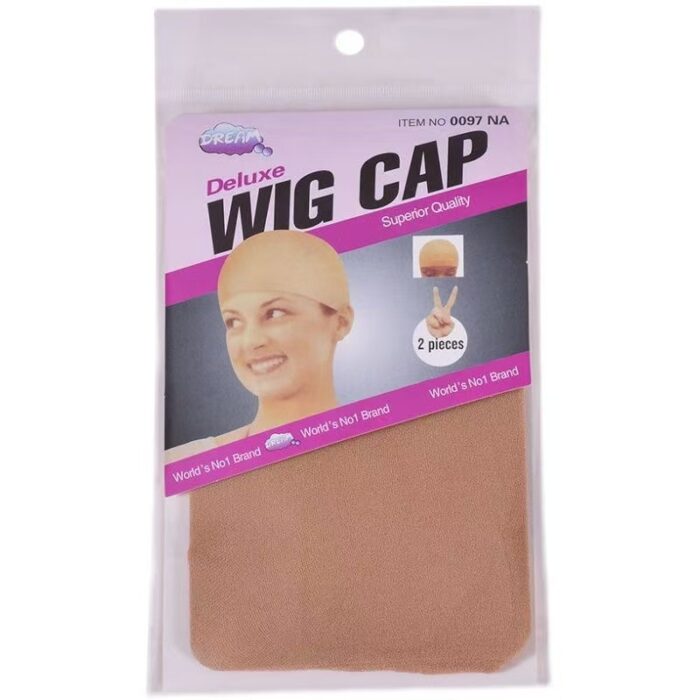 Wig Hair net invisible hair net breathable elastic comfortable head cover white.